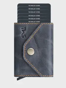 The Wallet Store Men Leather Three Fold Card Holder Wallet With RFID Features
