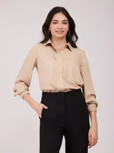 FableStreet Women Solid Casual Shirt