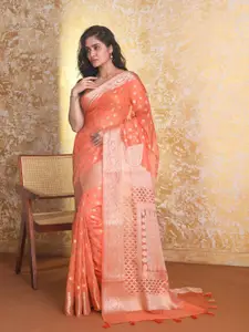 Indethnic Banarasi Art Silk Woven Design Zari Traditional Saree