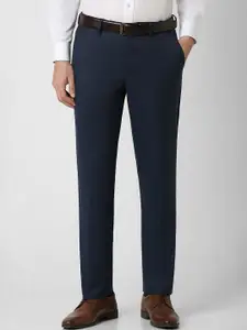Van Heusen Men Mid-Rise Slim Fit Formal Trousers