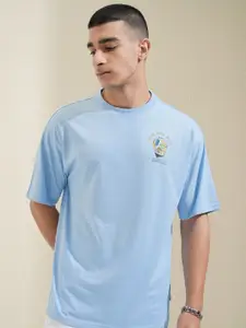 HIGHLANDER Men Graphic Printed Graphic Print Others Round Neck Cotton Oversized T-Shirt