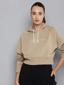 Puma CLASSICS Brand Logo Embroidered Hooded Pure Cotton Relaxed Fit Sweatshirt