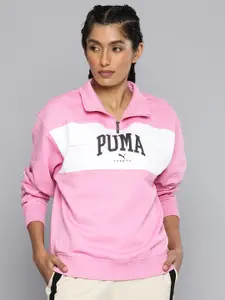 Puma SQUAD Comfort Fit Colourblocked Sweatshirt