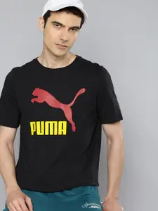 Puma Classics Logo Printed Pure Cotton Outdoor T-shirt