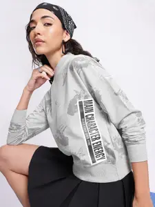 DressBerry Printed Sweatshirt