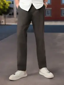 Urbano Fashion Men Stretch Pure Cotton Regular Fit Casual Chinos Trousers