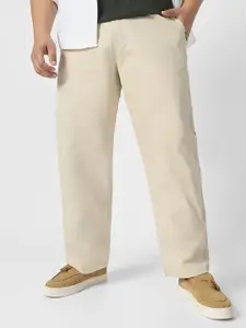 Urbano Plus Men Cotton Regular Fit Casual Chinos Trousers