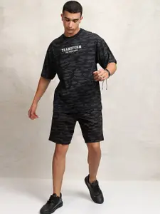 HIGHLANDER Typography Printed T-shirt & Shorts