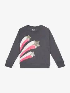 Bodycare Kids Girls Printed Sweatshirt