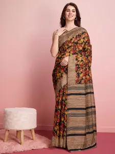 RACHNA Batik Silk Cotton Bhagalpuri Saree