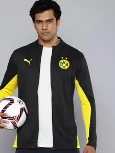 Puma Borussia Dortmund Slim Fit DryCell Colourblocked Football Training Jacket
