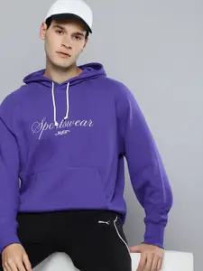 Puma Classics Embroidered Hooded Relaxed Fit Sweatshirt