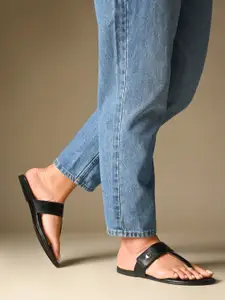 CAI Women T Strap Flats