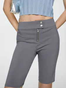 MANGO Women Skinny Fit Shorts