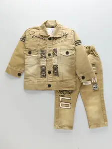 BAESD Boys Printed Shirt with Trousers