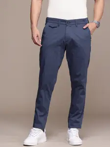 French Connection Men Regular Fit Solid Casual Chinos Trouser