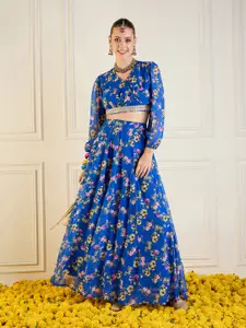 Shae by SASSAFRAS Printed Ready to Wear Lehenga With Blouse