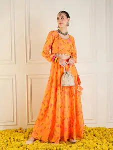 Shae by SASSAFRAS Printed Ready to Wear Lehenga &