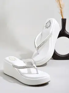 Shoetopia Girls Embellished Party Wedge Sandals