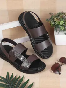 Mochi Men Ethnic Leather Comfort Sandals