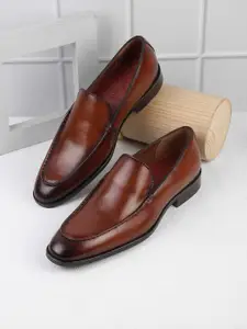 DAVINCHI Men Leather Formal Slip-Ons
