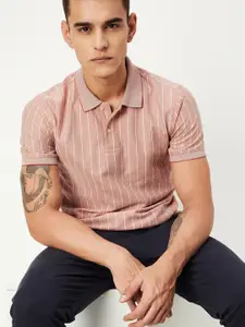 max Men Polo Collar Pockets T-shirt
