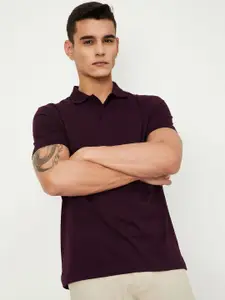 max Men Polo Collar Pockets T-shirt