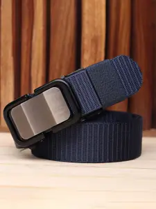 The Roadster Lifestyle Co Men Textured Canvas Casual Belt