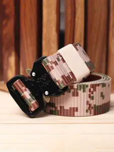 The Roadster Lifestyle Co Men Printed Casual Belt