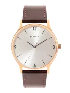 Sonata Men Analogue Watch 77105WL02