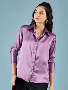 DressBerry Women Comfort Opaque Checked Party Shirt
