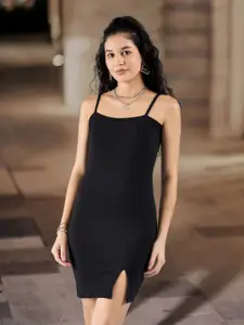 DressBerry Shoulder Straps Bodycon Mini Dress