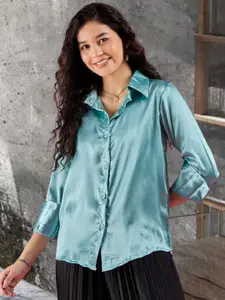 DressBerry Women Relaxed Fit Solid Casual Shirt