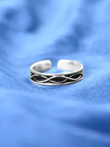Clara Men 925 Sterling Silver Infinity Finger Ring