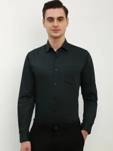 Allen Solly Men Slim Fit Micro Ditsy Printed Pure Cotton Formal Shirt