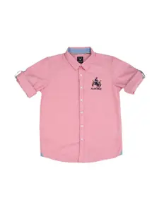 Allen Solly Junior Boys Slim Fit Opaque Casual Shirt