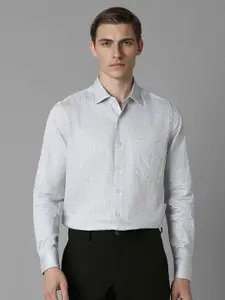 Louis Philippe Men Spread Collar Abstract Printed Cotton Slim Fit Formal Shirt