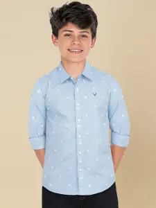 Allen Solly Junior Boys Spread Collar Conversational Printed Cotton Casual Shirt
