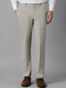 Louis Philippe Men Mid-Rise Slim Fit Formal Trousers