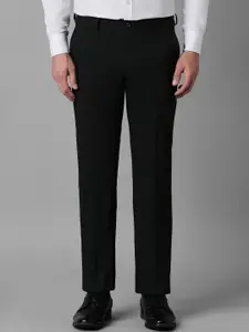 Louis Philippe Men Slim Fit Mid Rise Flat Front Trousers