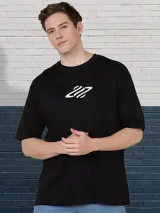 Elibolz Men Graphic Round Neck T-shirt