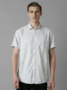 Louis Philippe Jeans Men Slim Fit Opaque Printed Casual Shirt