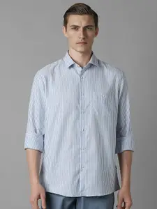 Louis Philippe Sport Men Slim Fit Opaque Striped Casual Shirt