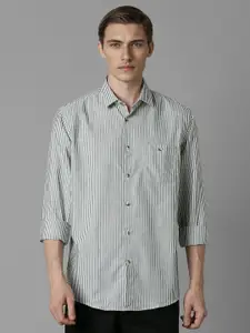 Louis Philippe Sport Men Slim Fit Opaque Striped Casual Shirt