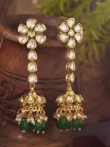 Priyaasi Gold Plated Kundan Jhumkas