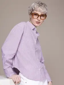 Roadster Striped Oversized Casual Shirt