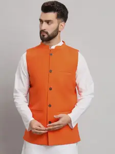 Latest Chikan Garments Mandarin Collar Nehru Jacket