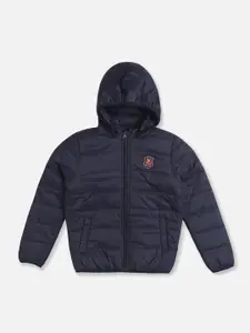 Allen Solly Junior Boys Padded Jacket with Patchwork