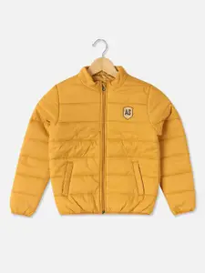 Allen Solly Junior Boys Padded Jacket with Patchwork