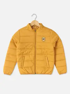 Allen Solly Junior Boys Padded Jacket with Patchwork